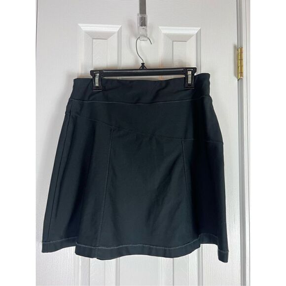 LL Bean Womens Black Skort Size M Reg - Picture 2 of 3